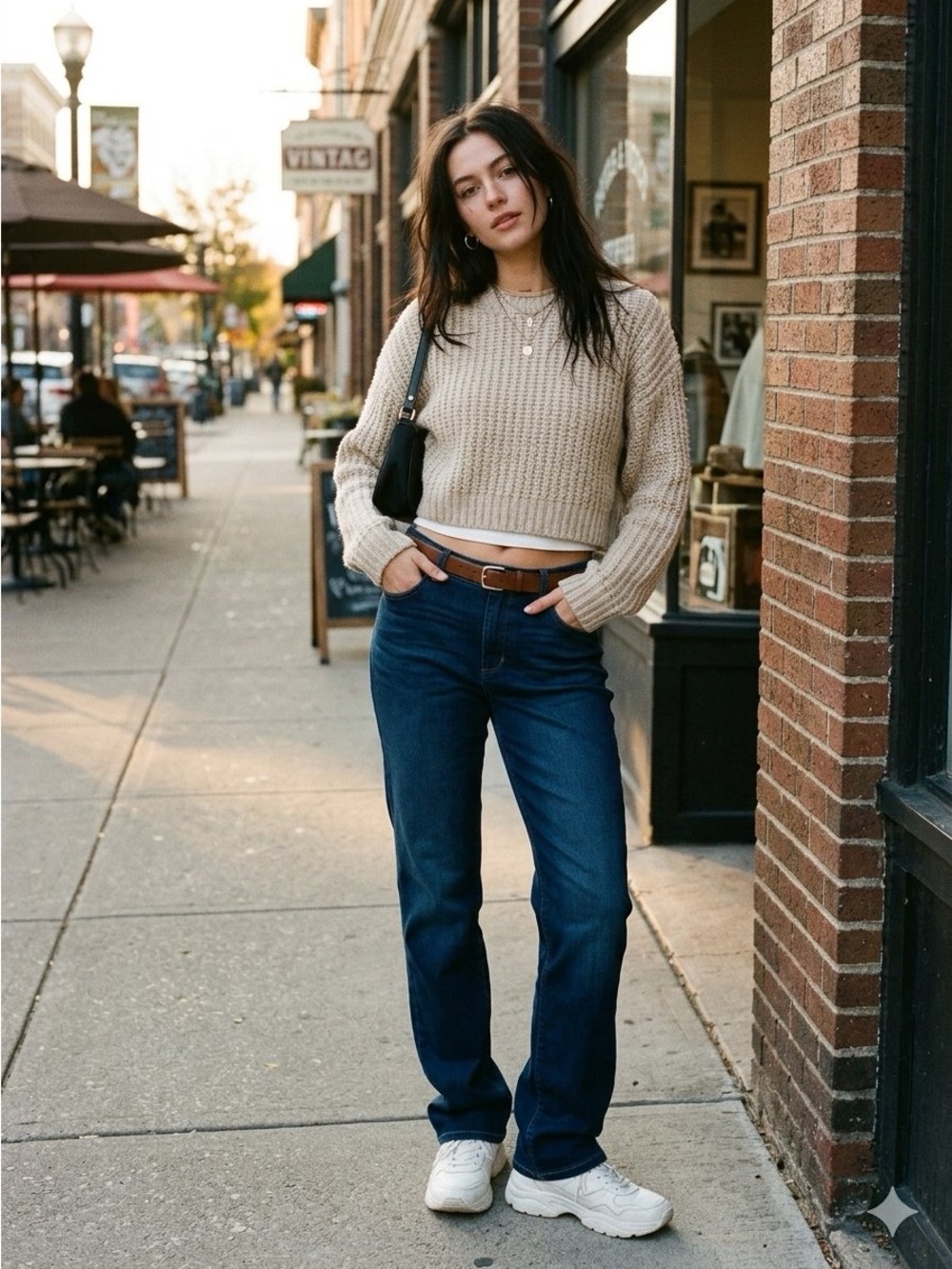 Bandolino Amy Classic Straight Leg Jeans Dark Wash Blue Size 14